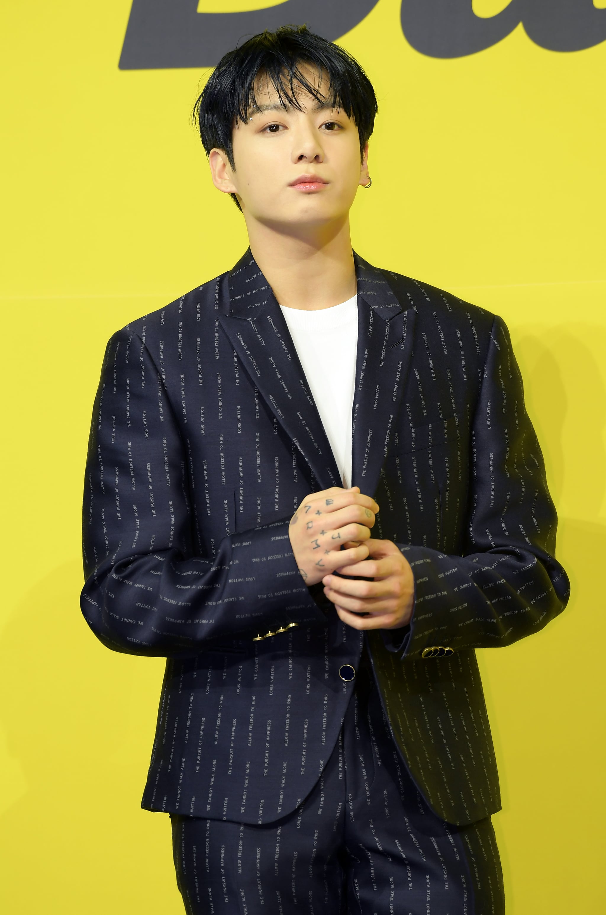 SEOUL, SOUTH KOREA - MAY 21: Jungkook of BTS attends a press conference for BTS's new digital single 'Butter' at Olympic Hall on May 21, 2021 in Seoul, South Korea. (Photo by The Chosunilbo JNS/Imazins via Getty Images)