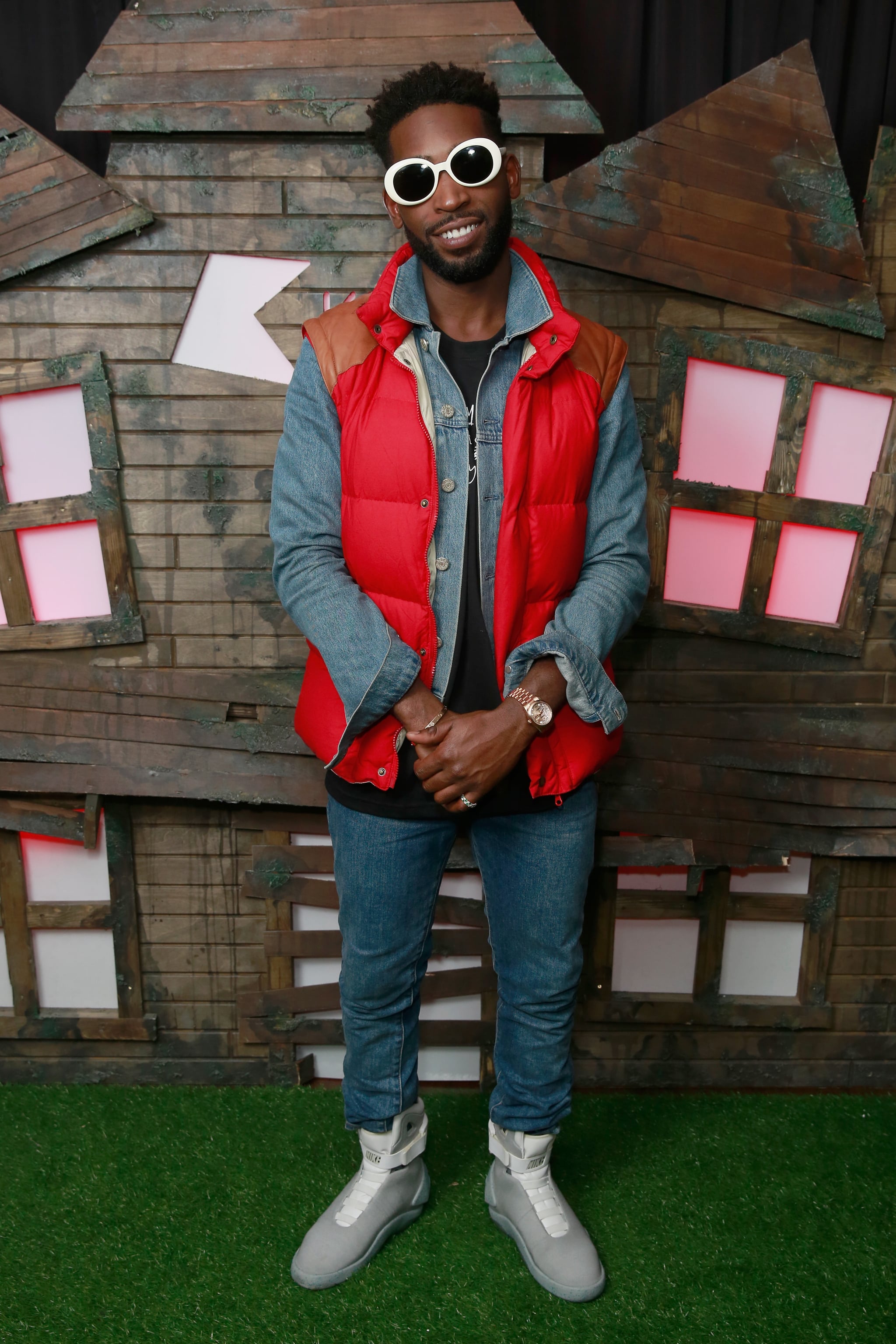 Tinie Tempah as Marty McFly | Look Back on Last Year's Sexy, Scary, Silly  Halloween Costumes | POPSUGAR Celebrity Photo 59