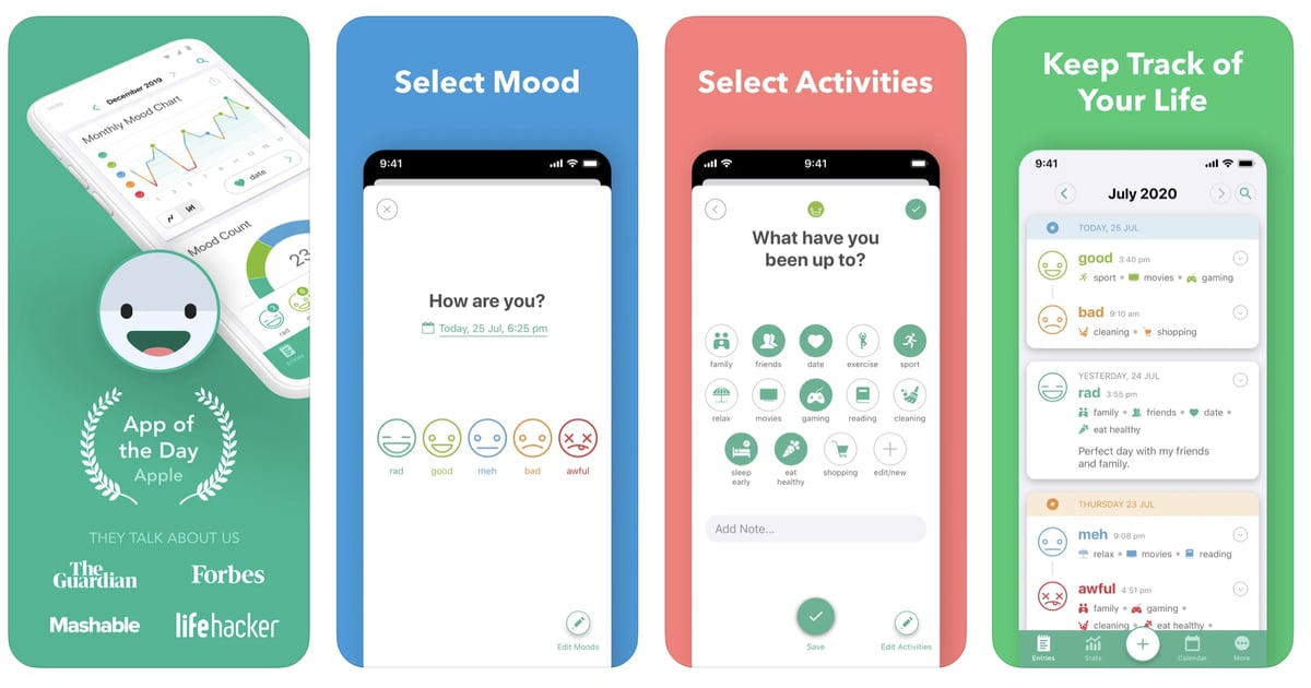 Daylio Journal The 15 Best HabitTracking Apps POPSUGAR Fitness Photo 4