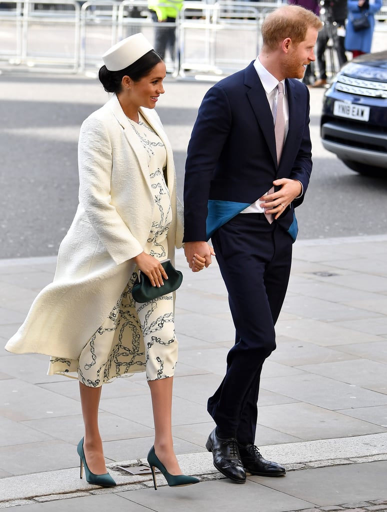 Meghan Markle White Hat at Commonwealth Day