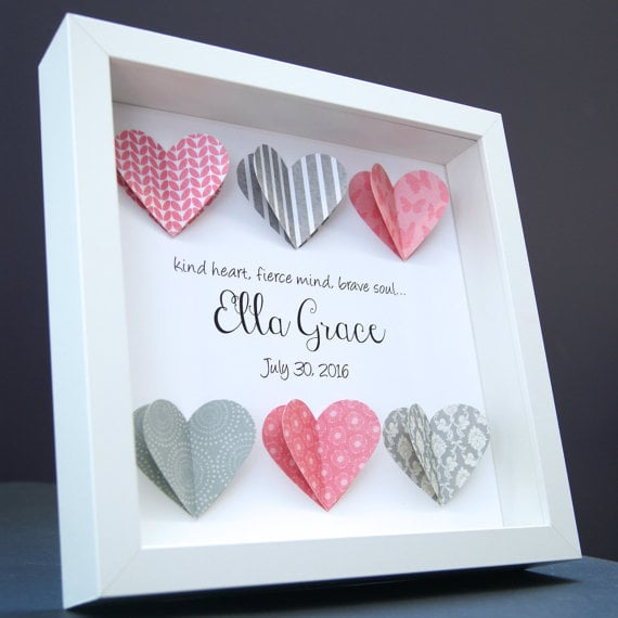 frame of hearts