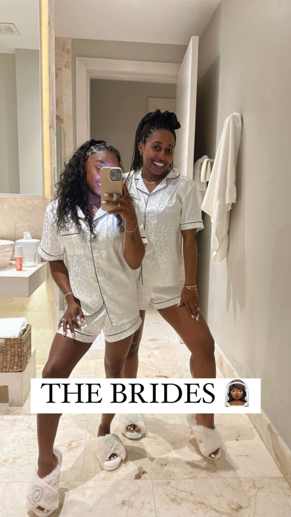 Simone Biles's Bachelorette Pajamas