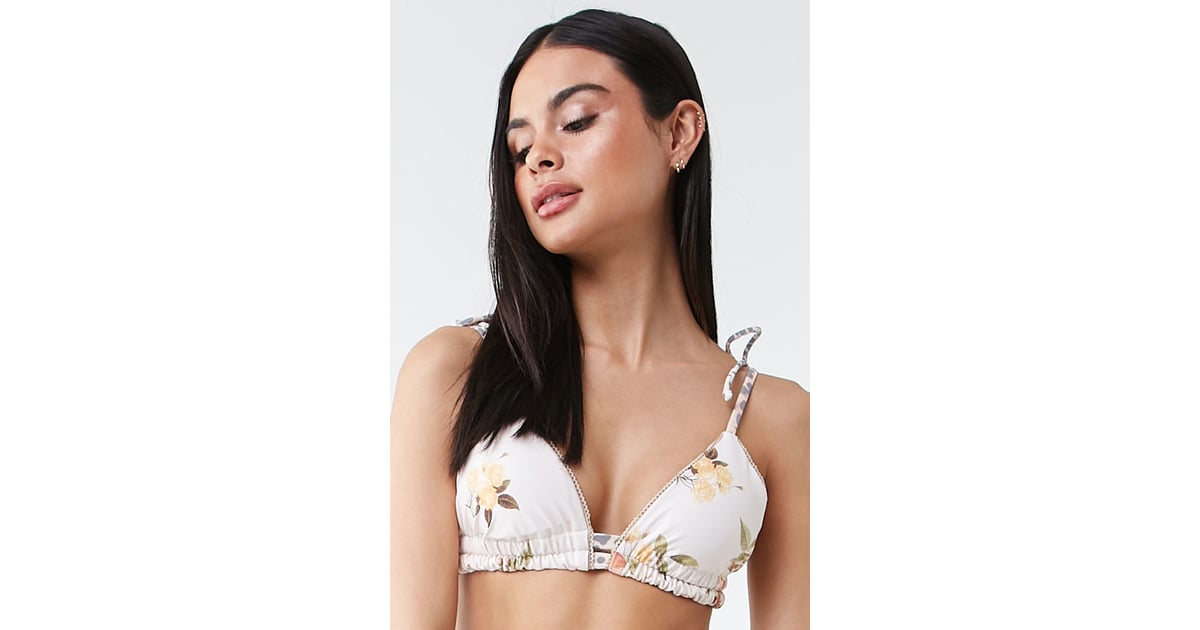P2f Floral And Leopard Print Bikini Top Cheap Forever 21 Swimsuits 2019 Popsugar Fashion Uk 