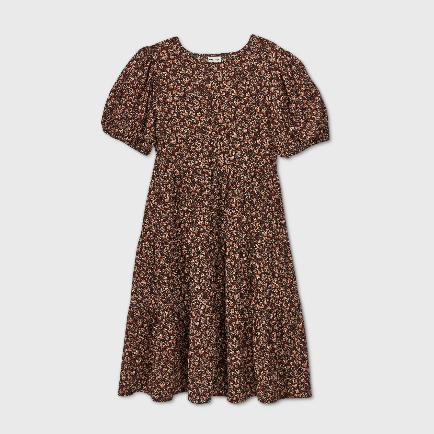 Ava & Viv Floral Print Short-Sleeve Knit Tiered Dress, 19 Bestselling  Target Pieces in September, and How Women Are Wearing Them