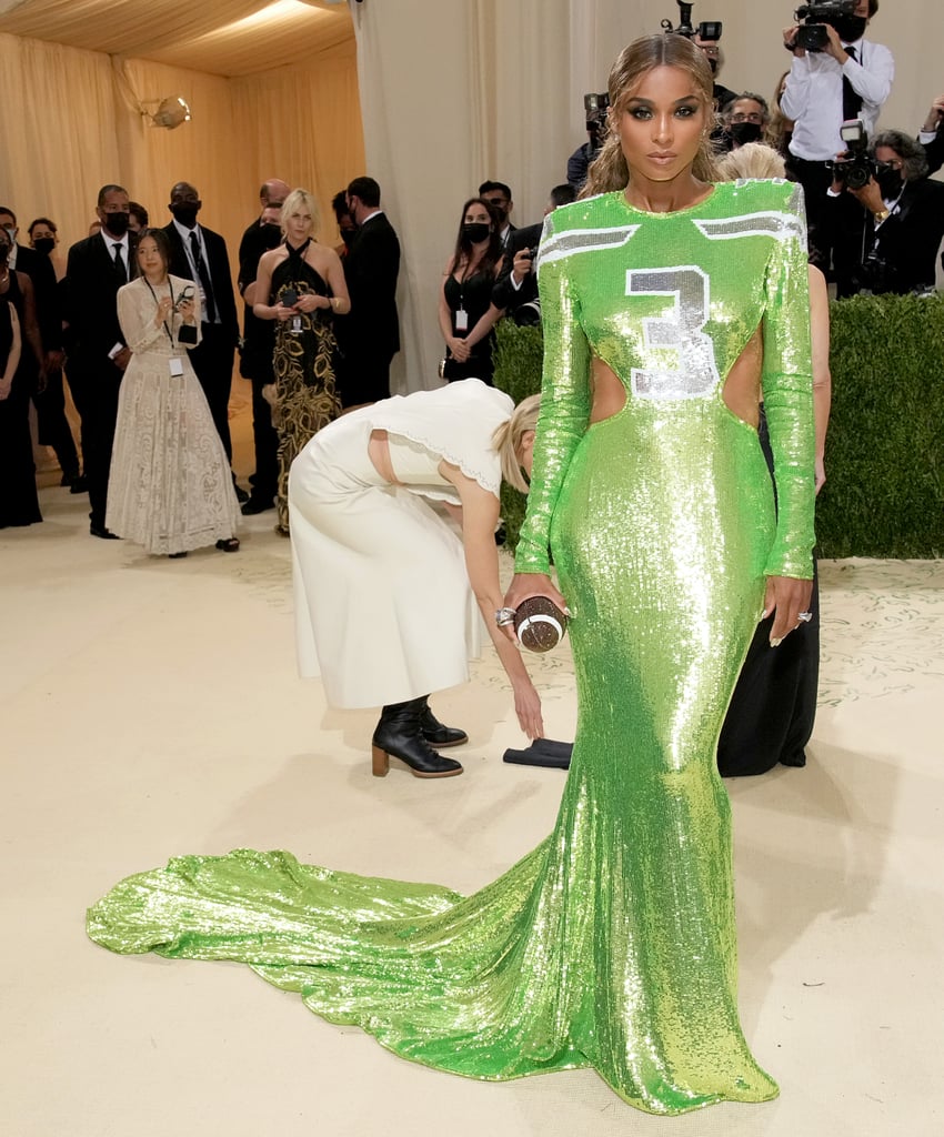 Ciara's Peter Dundas Jersey Dress at the 2021 Met Gala