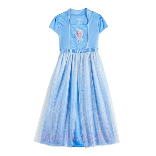 Disney's Frozen 2 Elsa Girls 4-8 Fantasy Gown Nightgown