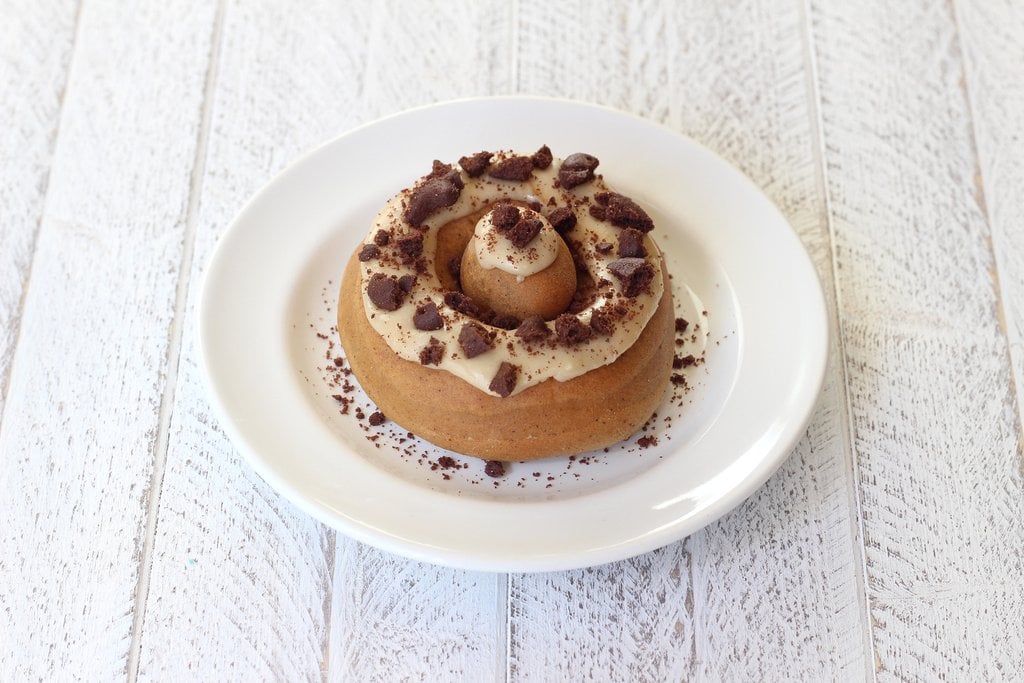 Cookie Butter With Fudge Goldfish Doughnut