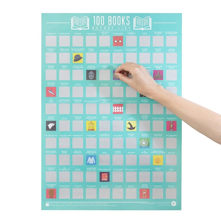 100 Books Scratch Off Poster Best Gifts For Husbands POPSUGAR Love