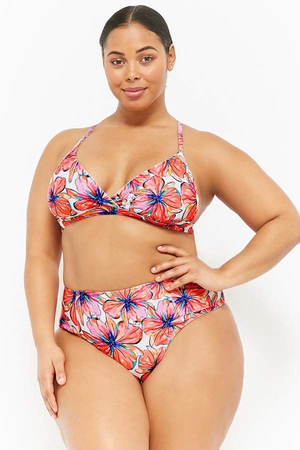 Forever 21 Kulani Kinis Floral Triangle Bikini