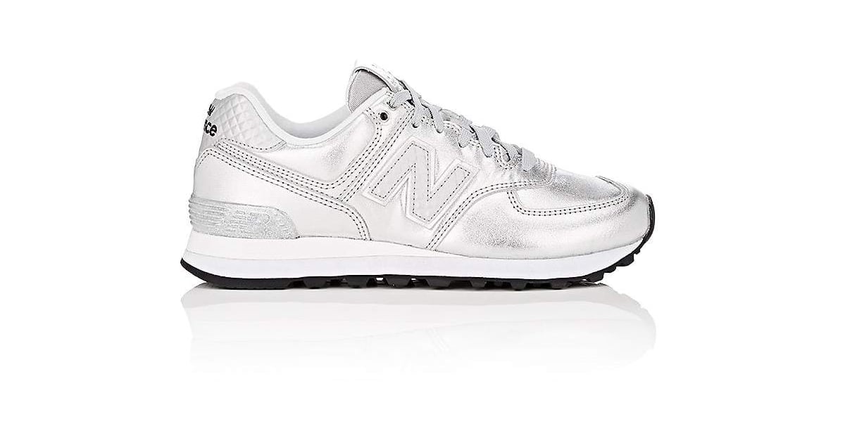 new balance 574 white leather womens