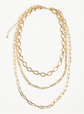 Chunky Link Layered Necklace