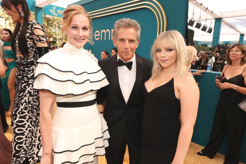 Laura Linney, Ben Stiller, and Ella Stiller at the 2022 Emmys