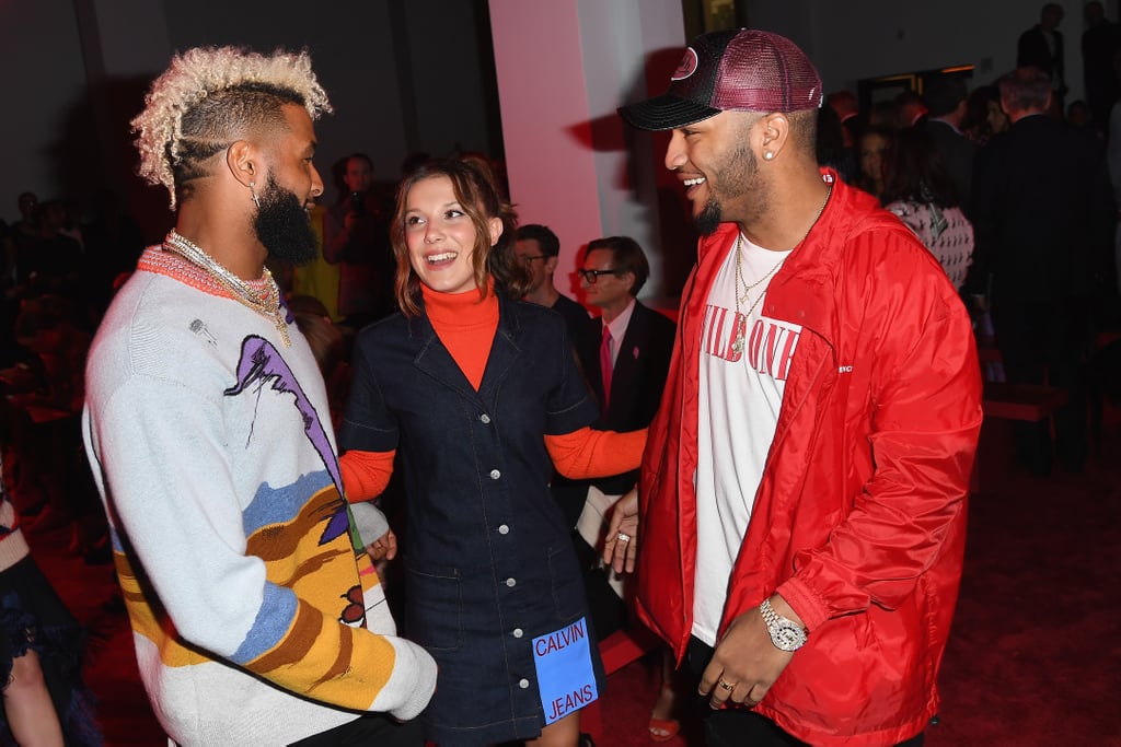 Pictured: Odell Beckham Jr., Millie Bobby Brown, and Ben Beard