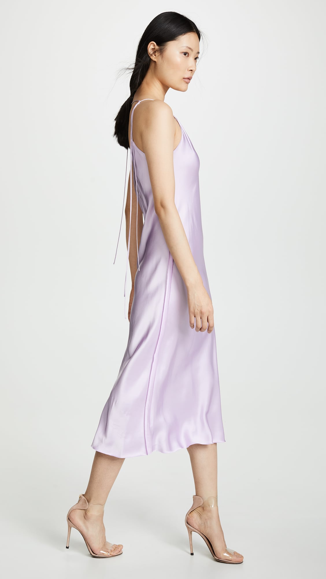 Helmut lang raw cheap detail slip dress