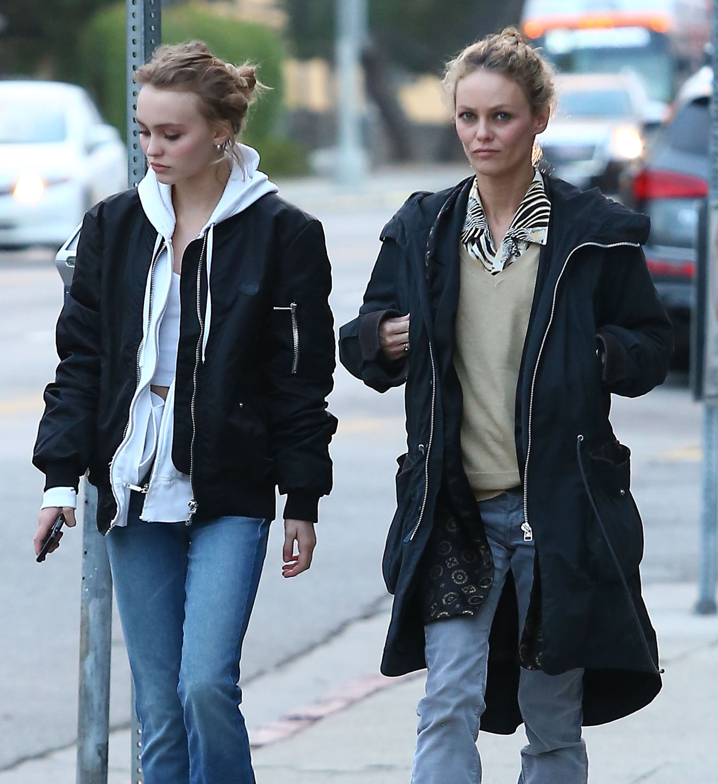 Vanessa Paradis and Lily-Rose Depp Shopping in LA 2016