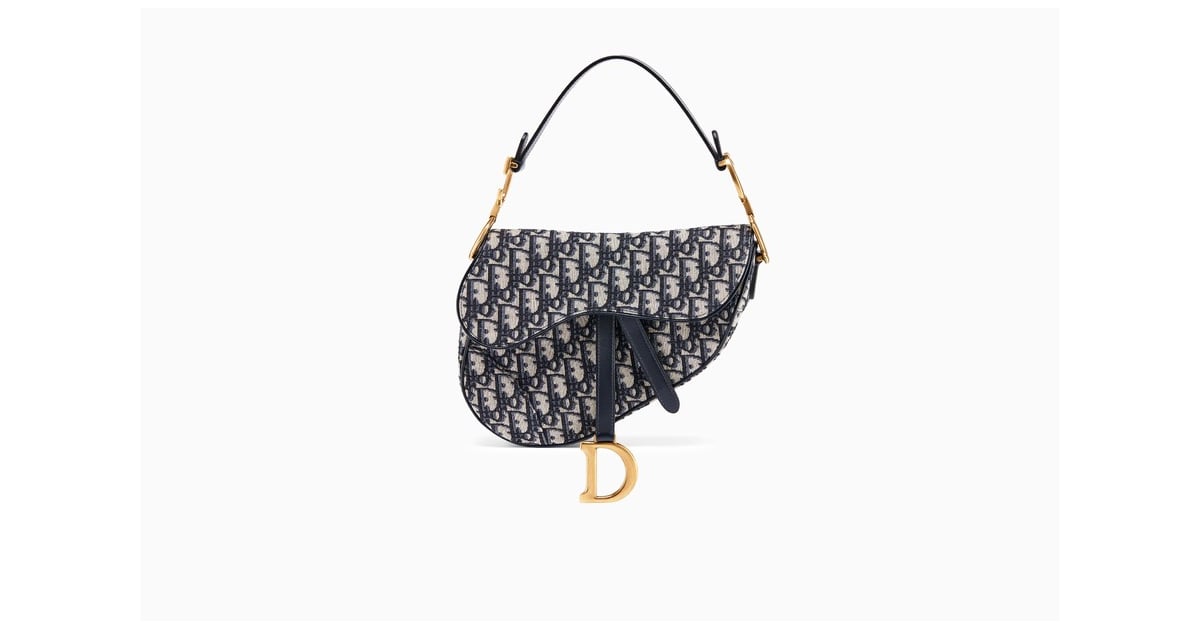 Dior Saddle Bag in Blue Canvas Stop Everything Dior Just