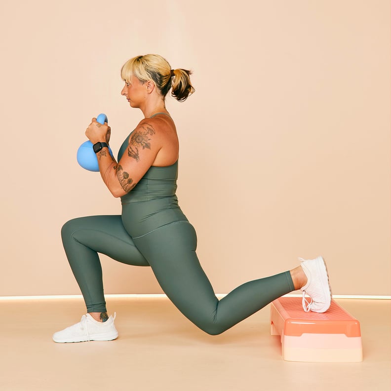 Bulgarian Split Squat With Kettlebell