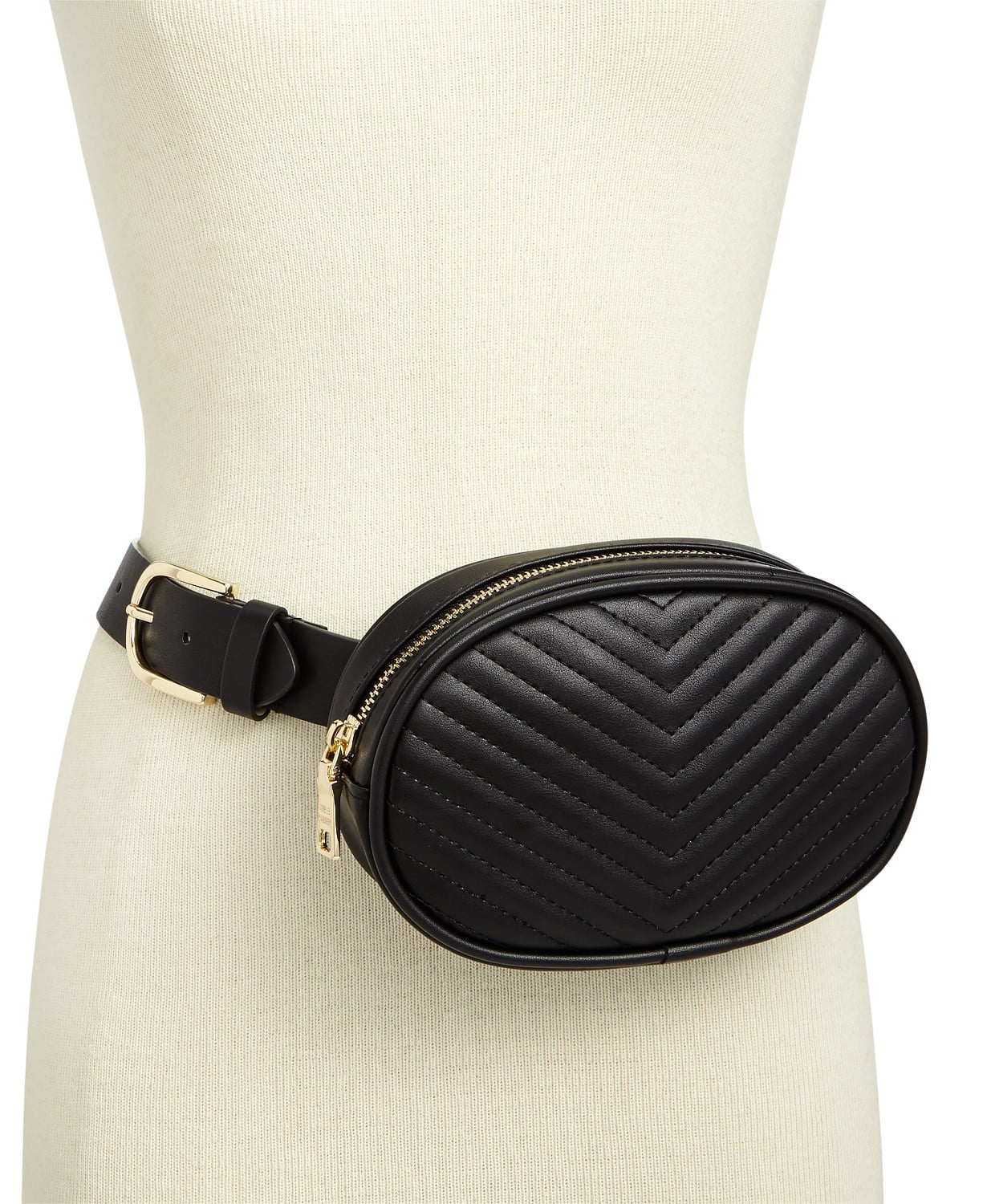 Steve madden top quilted fanny pack