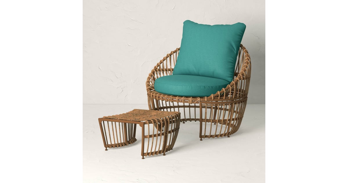 A Cozy Chair Opalhouse x Jungalow Topanga Club Chair With Ottoman