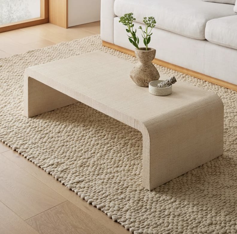 A Spacious Coffee Table: West Elm Solstice Coffee Table