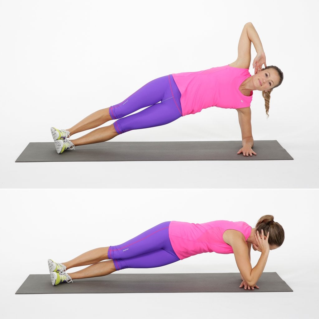 Elbow Side Plank With a Twist