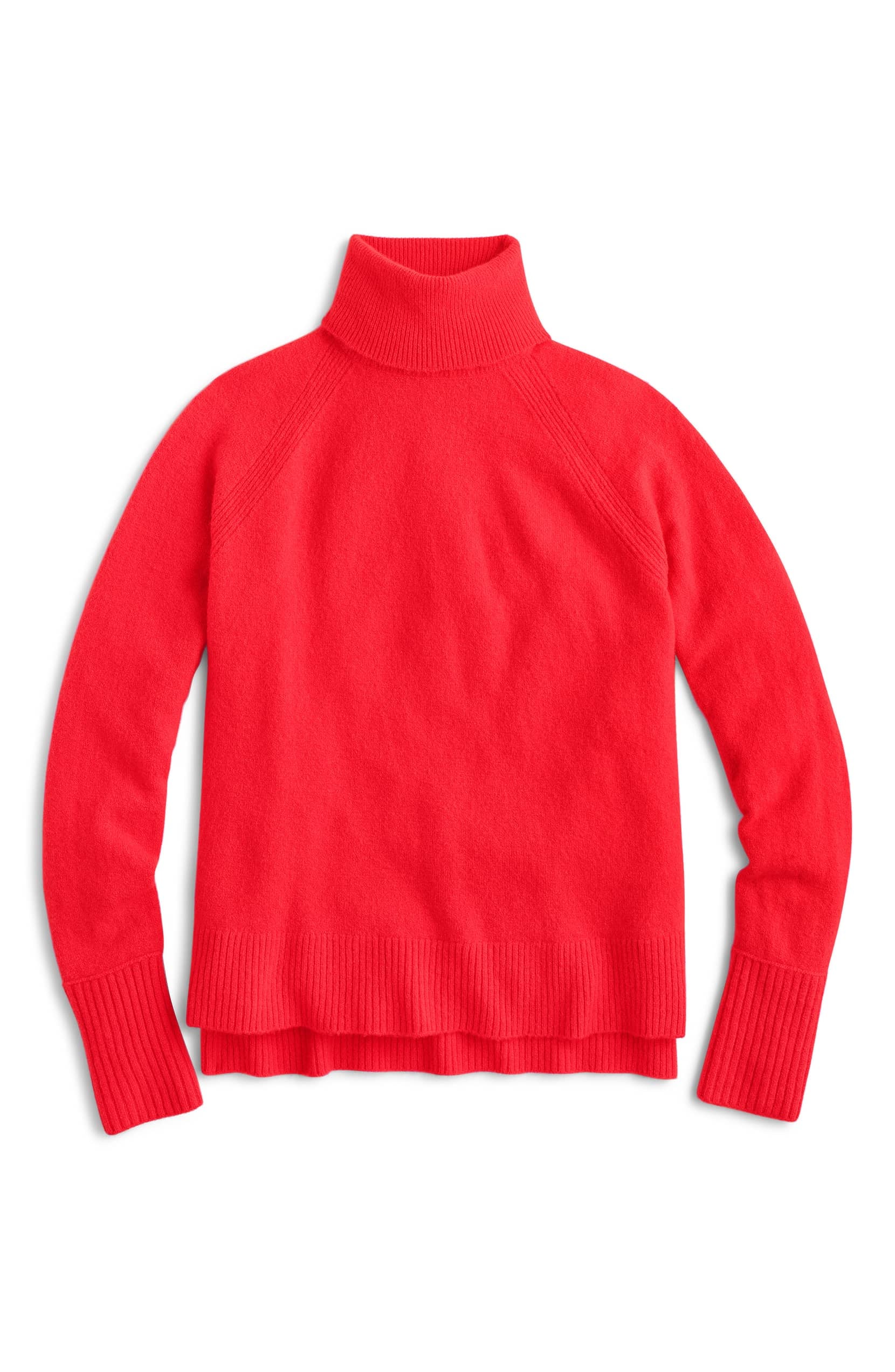 J.Crew Side Slit Supersoft Turtleneck Sweater Kendall Jenner and