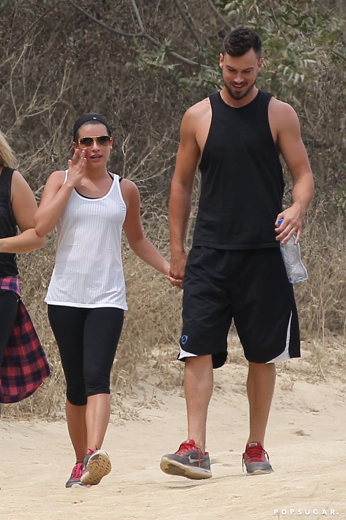 Lea Michele and Matthew Paetz Hold Hands | Pictures