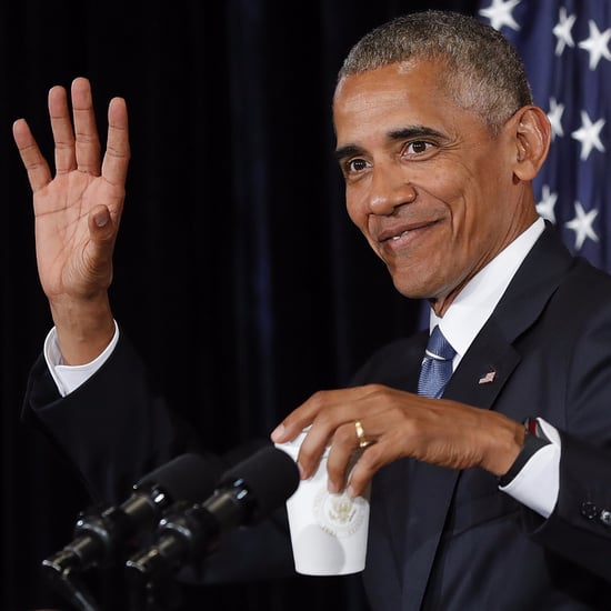Obama Laughs When Asked to Respond to Trump's Comments