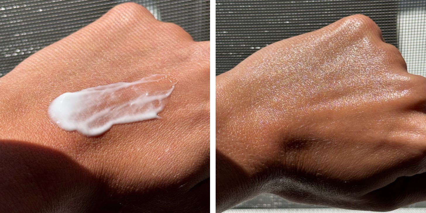 Before and after Starface Star Cream