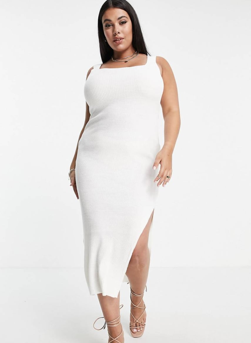 For a Minimalist Silhouette In the Style x Naomi Genes Midi Dress