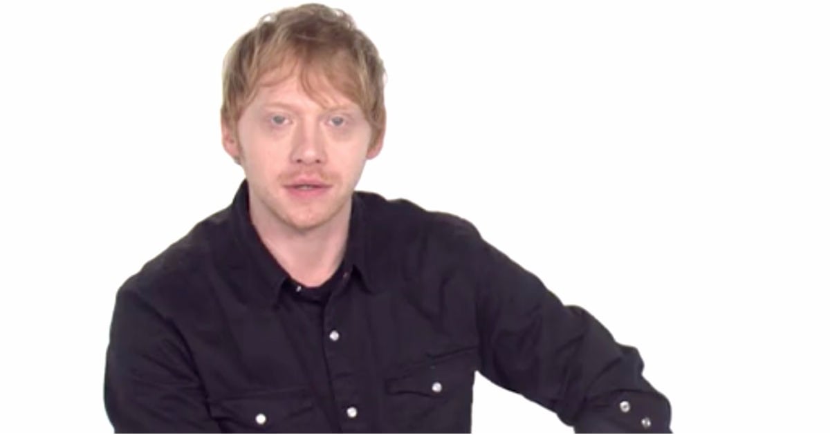 Rupert Grint Reading Ed Sheeran S Shape Of You Lyrics Popsugar Celebrity
