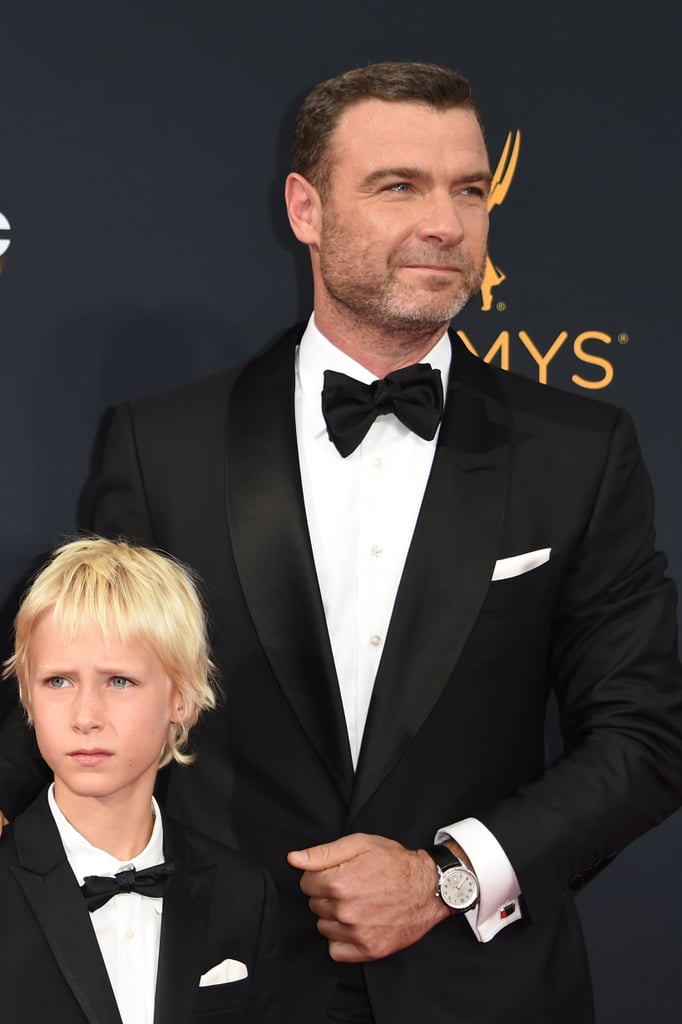 Liev Schreiber and Son at 2016 Emmys