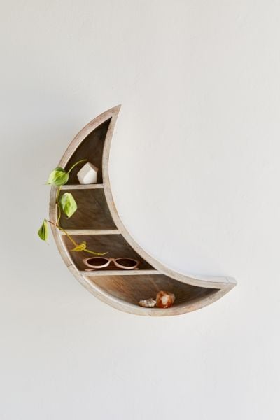 Crescent Moon Wall Shelf