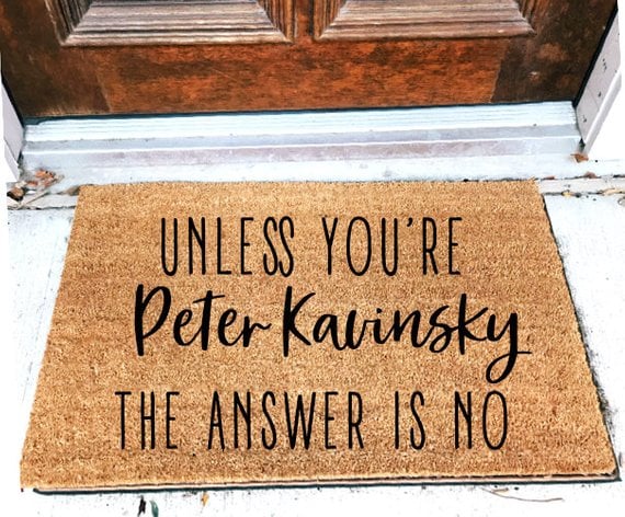 Peter Kavinsky Doormat