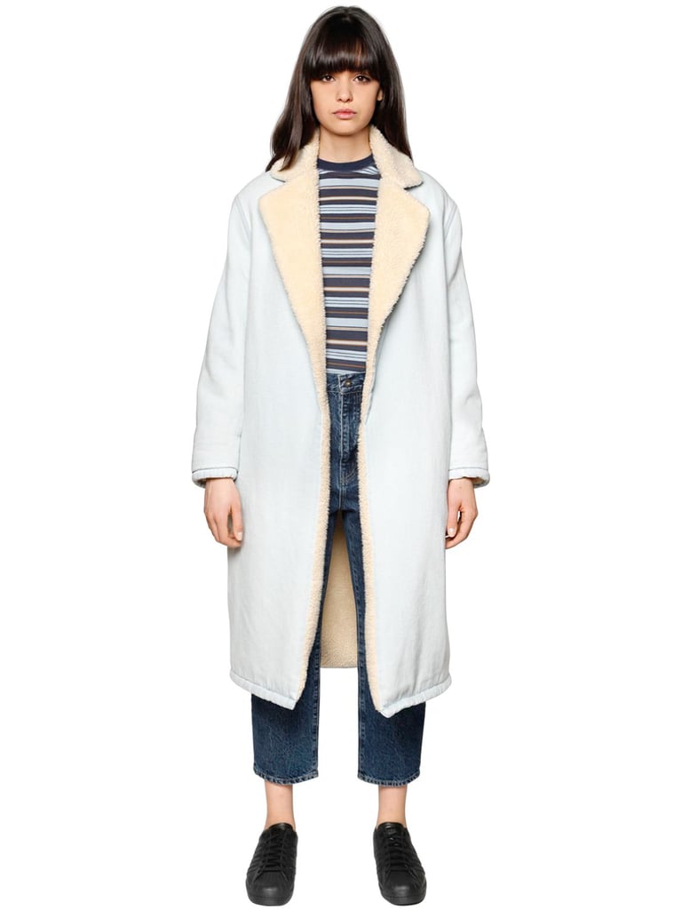 Denim shearling? Yep. This  Levi's Made & Crafted Denim & Faux Shearling Coat ($373) flips the script on standard suede.