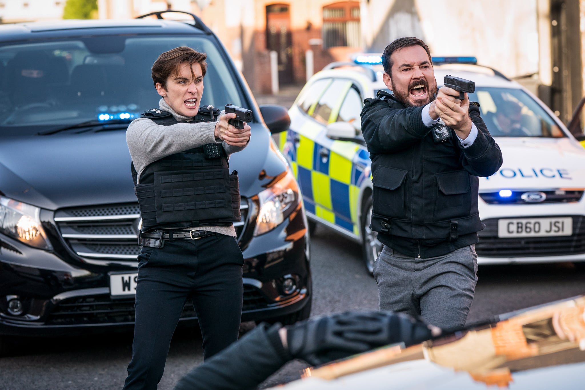 Programme Name: Line of Duty S6 - TX: 02/05/2021 - Episode: Line Of Duty - Ep 7 (No. n/a) - Picture Shows:  DI Kate Fleming (VICKY MCCLURE), DI Steve Arnott (MARTIN COMPSTON) - (C) World Production - Photographer: Steffan Hill