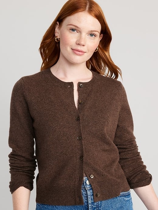 Old Navy Cropped Cardigan Sweater