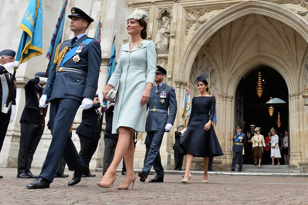 Kate Middleton's Beige Suede Heels