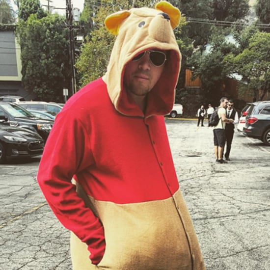 Channing Tatum Dressed as Winnie the Pooh 2015
