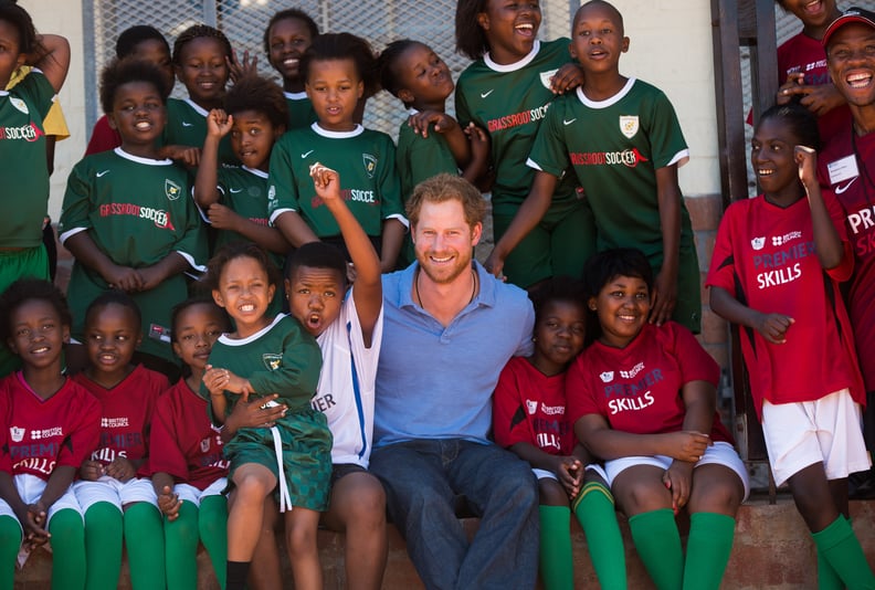 When Harry Bonded With an Adorable Group of Kids in South Africa