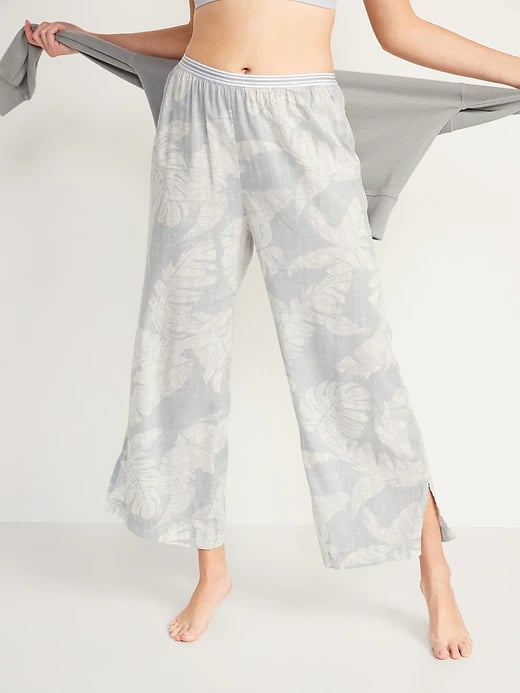 Old Navy Elastic-Waist Soft-Woven Wide-Leg Pajama Pants