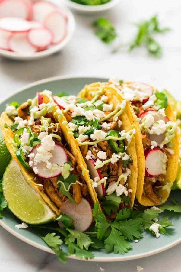 Shredded Chicken Tacos