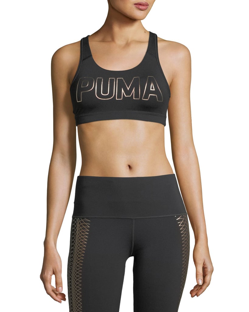 Puma Powershape Forever Metallic Logo Performance Sports Bra