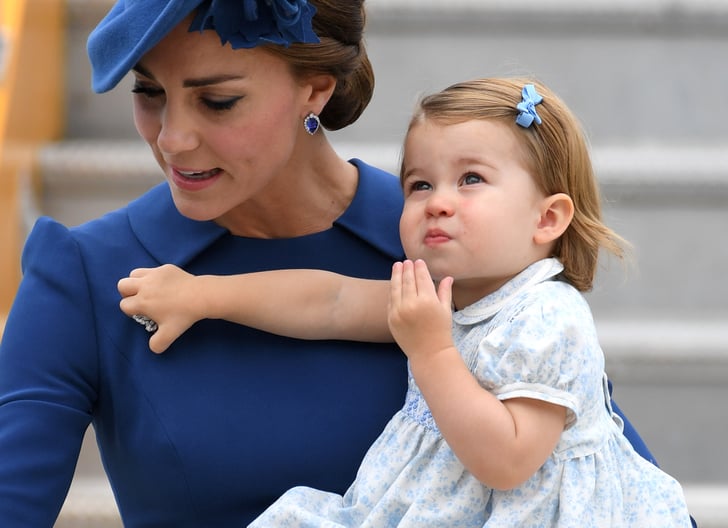 Charlotte Making A Grab At Mum Prince George And Princess Charlottes