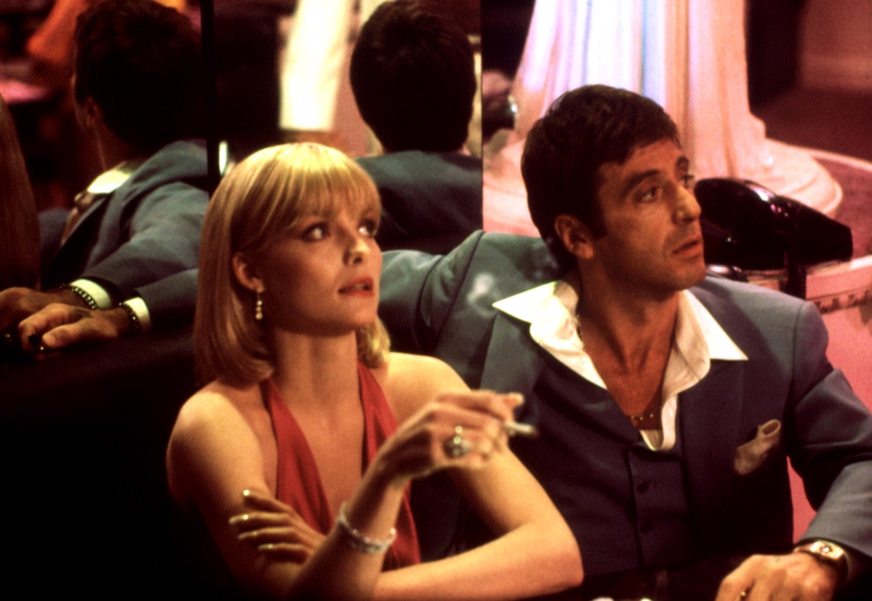 SCARFACE, Michelle Pfeiffer, Al Pacino, 1983