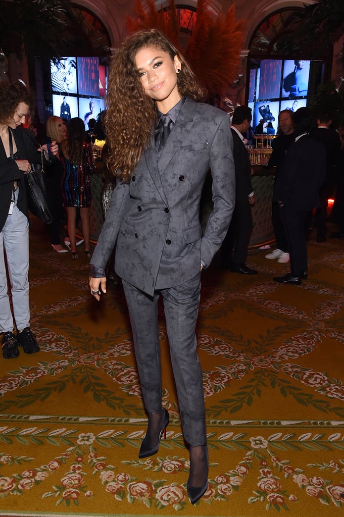 Zendaya Wears Berluti Suit to the 2019 Harper's Bazaar ICONS Party