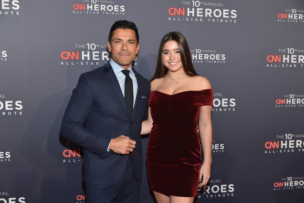 We've basically watched Mark Consuelos and Kelly Ripa's three adorable children grow up before our very eyes, and their 15-year-old daughter, Lola, has officially turned into a gorgeous young lady. Mark recently opened up about his close relationship with his daughter, who moved out to LA with him while he films Pitch, saying that they're "like roommates." Since then, the two have turned a few red carpet events into father-daughter dates, including a fun Sunday night outing in NYC. The two attended the 10th anniversary of the annual CNN Heroes tribute at the American Museum of Natural History, where Lola outshone her dad in a gorgeous velvet dress. It's safe to say she's taking after her glamorous mom! 

    Related:

            
            
                                    
                            

            Kelly Ripa and Mark Consuelos&apos;s 3 Kids Look So Much Like Their Famous Parents