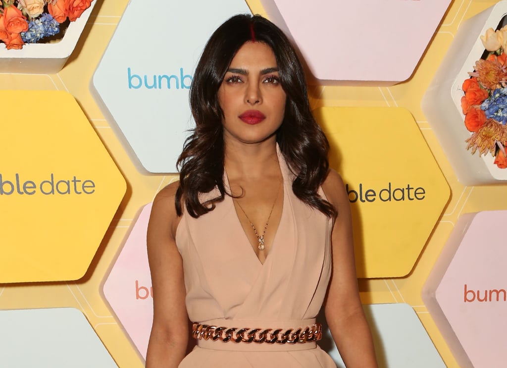 Priyanka Chopra's Peach Outfit at Bumble Event After Wedding
