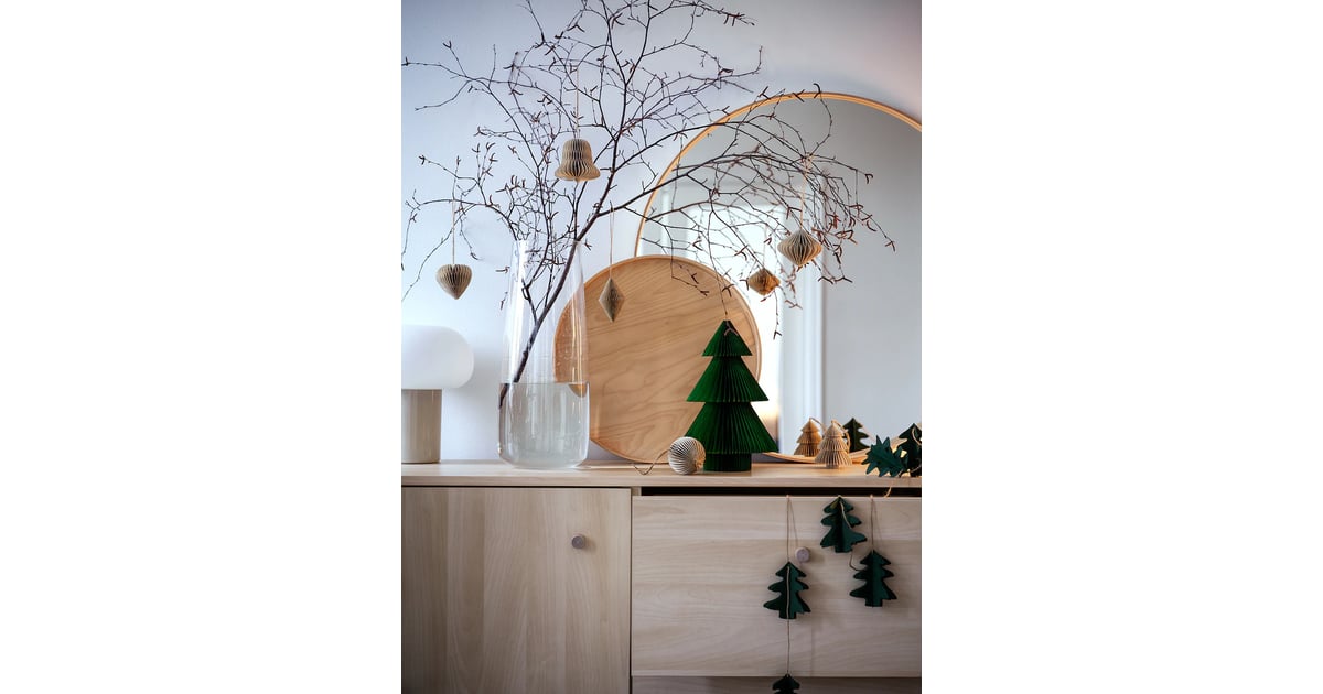 Shop Ikea's Vinter 2021 Paper Christmas Tree Shop Ikea's Affordable Paper Christmas Tree