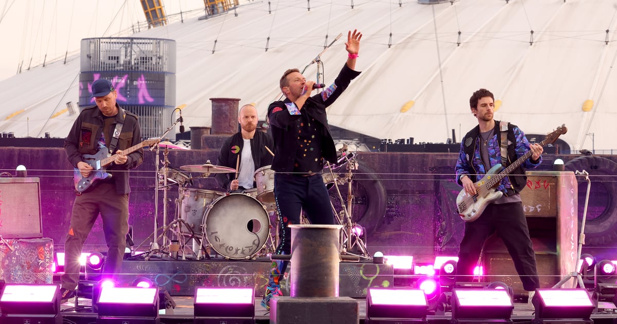 Coldplay Performs "Higher Power" at the BRIT Awards 2021 | POPSUGAR  Entertainment